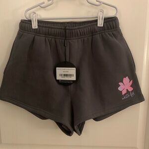 White Fox Boutique Charcoal Gray Athletic Shorts